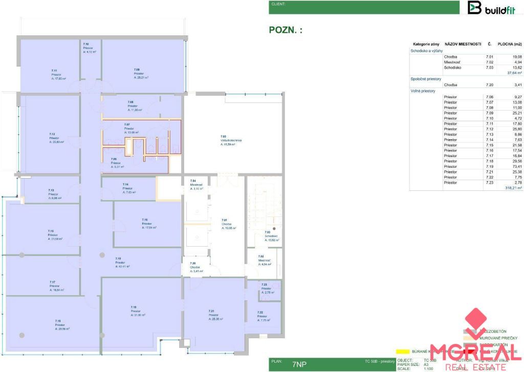 Na rozhraní Ružinov – Nové Mesto ponúkame na prenájom 320 m²