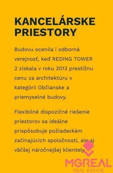 Ponúkame Vám na prenájom moderné kancelárske priestory s vla