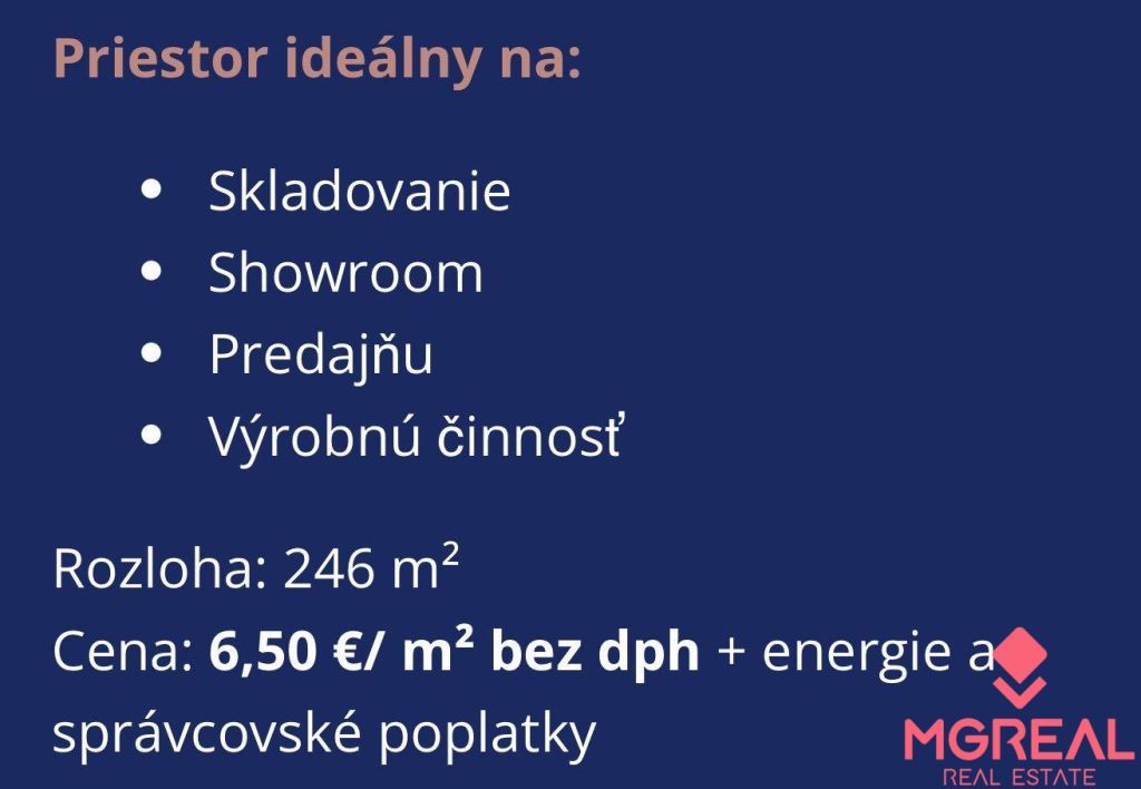 Ponúkame Vám na prenájom komerčné priestory v novorekoštruov