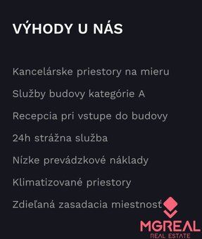 Ponúkame Vám na prenájom viacero kancelárií na rôznych posch