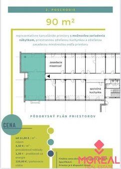 Ponúkame Vám na prenájom administratívne priestory na Jarošo