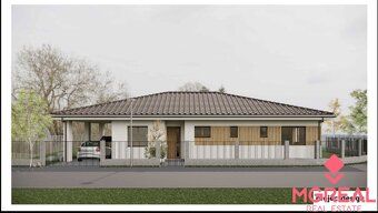 Ponúkame na predaj novostavbu rodinného domu v obci Nemčice 