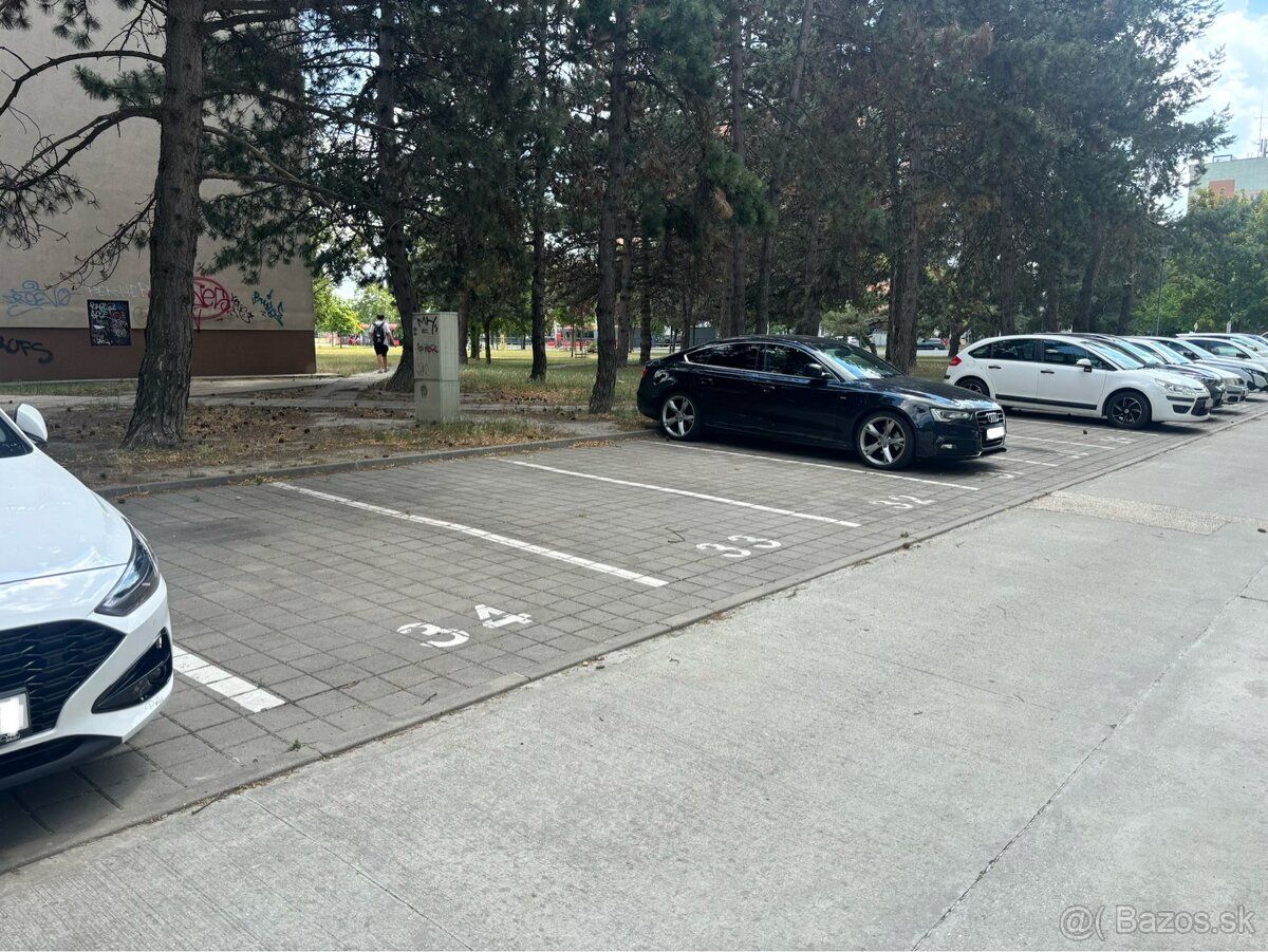 Prenajmem parkovacie miesto (14m2) v ruzinove, na ruzinovske