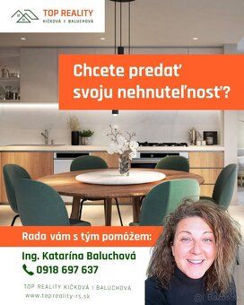 Real Estate Agency TOP REALITY KIČKOVÁ ǀ BALUCHOVÁ 18 years on the market offers for rent for…