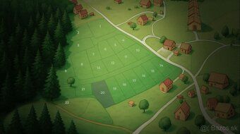 Land located directly in the recreational area of thermal spa