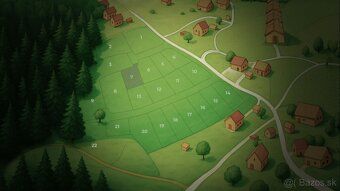 Land located directly in the recreational area of thermal spa