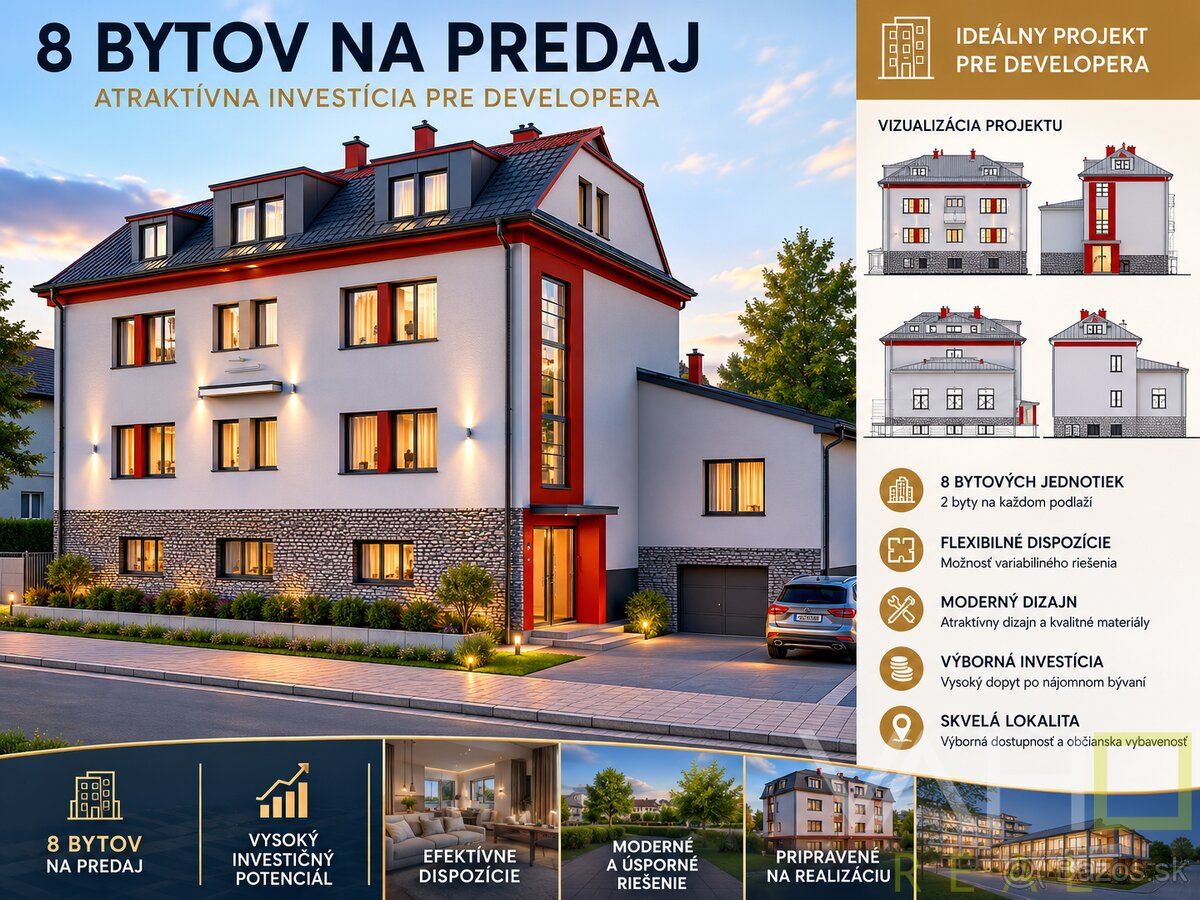 Typ: 2-pokojový byt Ulice: Malženice Obec: Malženice Nabízíme na prodej bytový dům v…