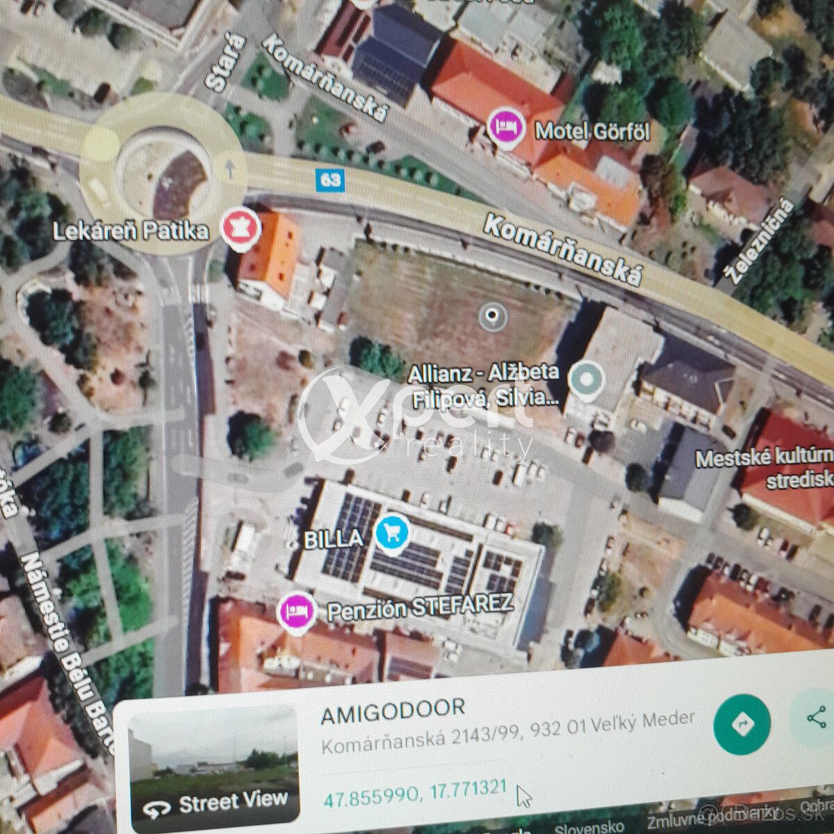 Typ: Pozemok pre občiansku vybavenosť Ulica: Komárňanská Obe