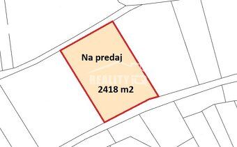 Ponúkame Vám na predaj rekreačný pozemok o výmere 2418 m 2 v