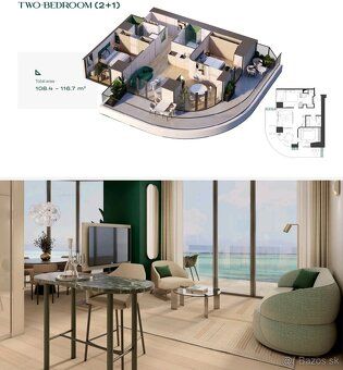 Apartmány v Batumi, Gruzínsko 🌊 NOVOSTAVBA Moderné štúdio pr