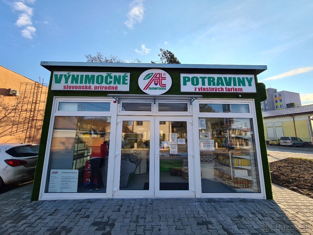 Ponúkame na predaj obchodný priestor kontajnerového typu. Pr