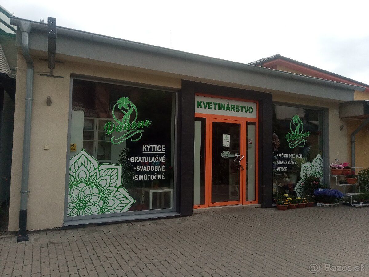 prenajmem obchodný priestor vhodny na predaj kvetov,zahradka