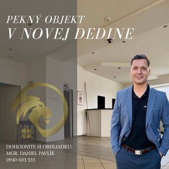 Typ: Obchodné priestory Obec: Nová Dedina
Ponúkame na predaj