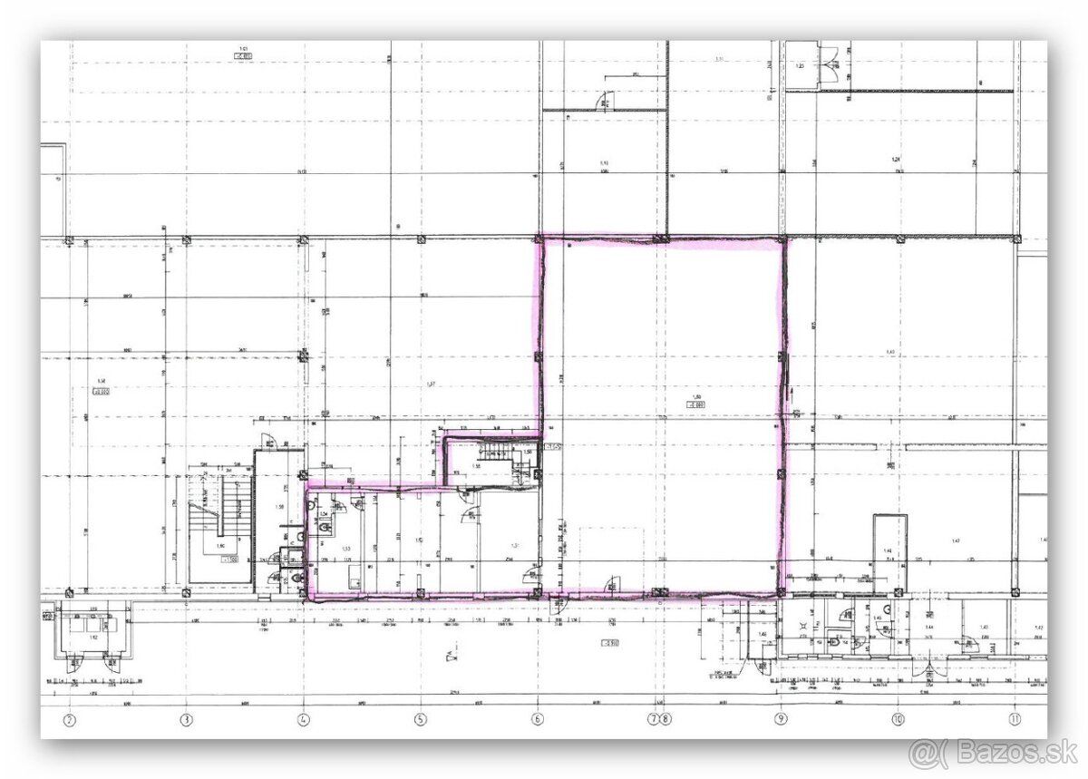 Skladový priestor o výmere 320 m2 s novou pancierovou podlah