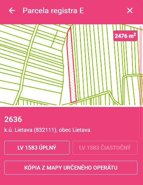 Ponúkame na predaj spoluvlastnícky podiel lesného pozemku v 