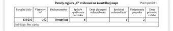 Na predaj – Záhradka / ovocný sad vo Veľkom Bysterci – 17 89