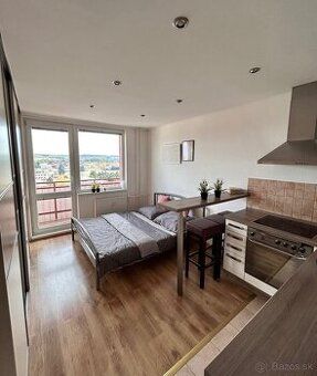 Rent out a studio apartment for one working person. The studio is furnished