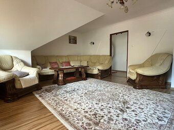 For rent family house with two apartments, large garden and garage in Nová Bystrica center