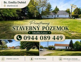 Predám stavebný pozemok v obci Lovce. Parc.č.:231/2 o výmere