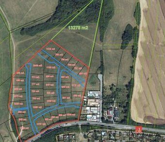 Predám stavebný pozemok s výmerou 300m2 v obci Vidiná na Hvi