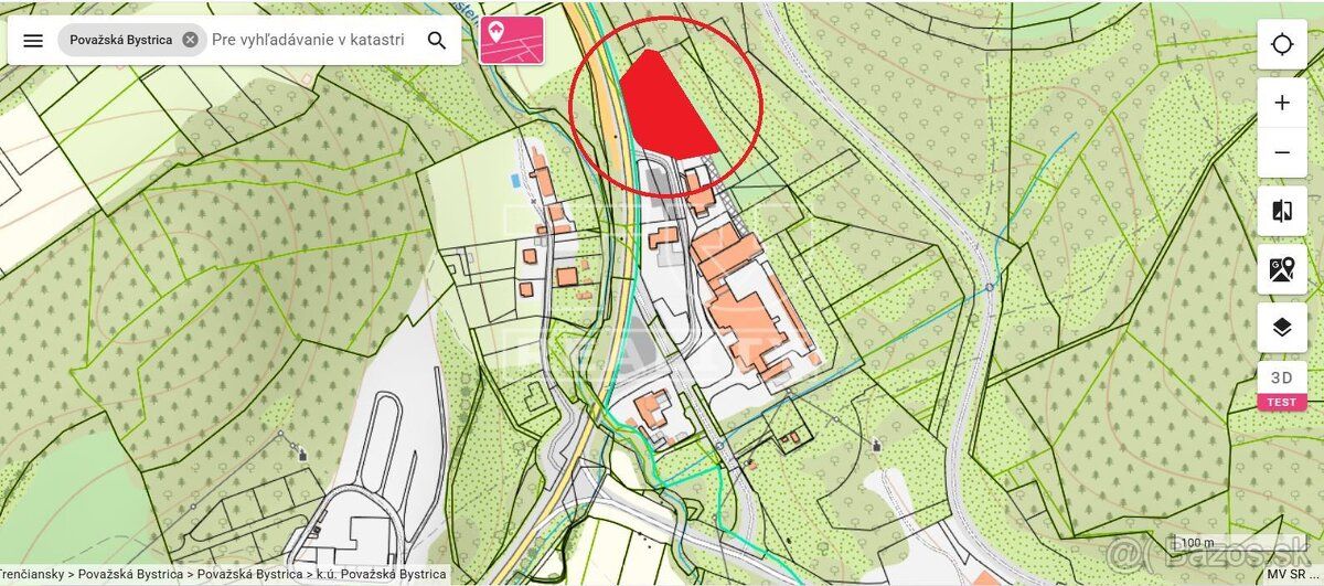 EXKLUZÍVNY POZEMOK V CENTRE POVAŽSKEJ BYSTRICE – S PROJEKTOM