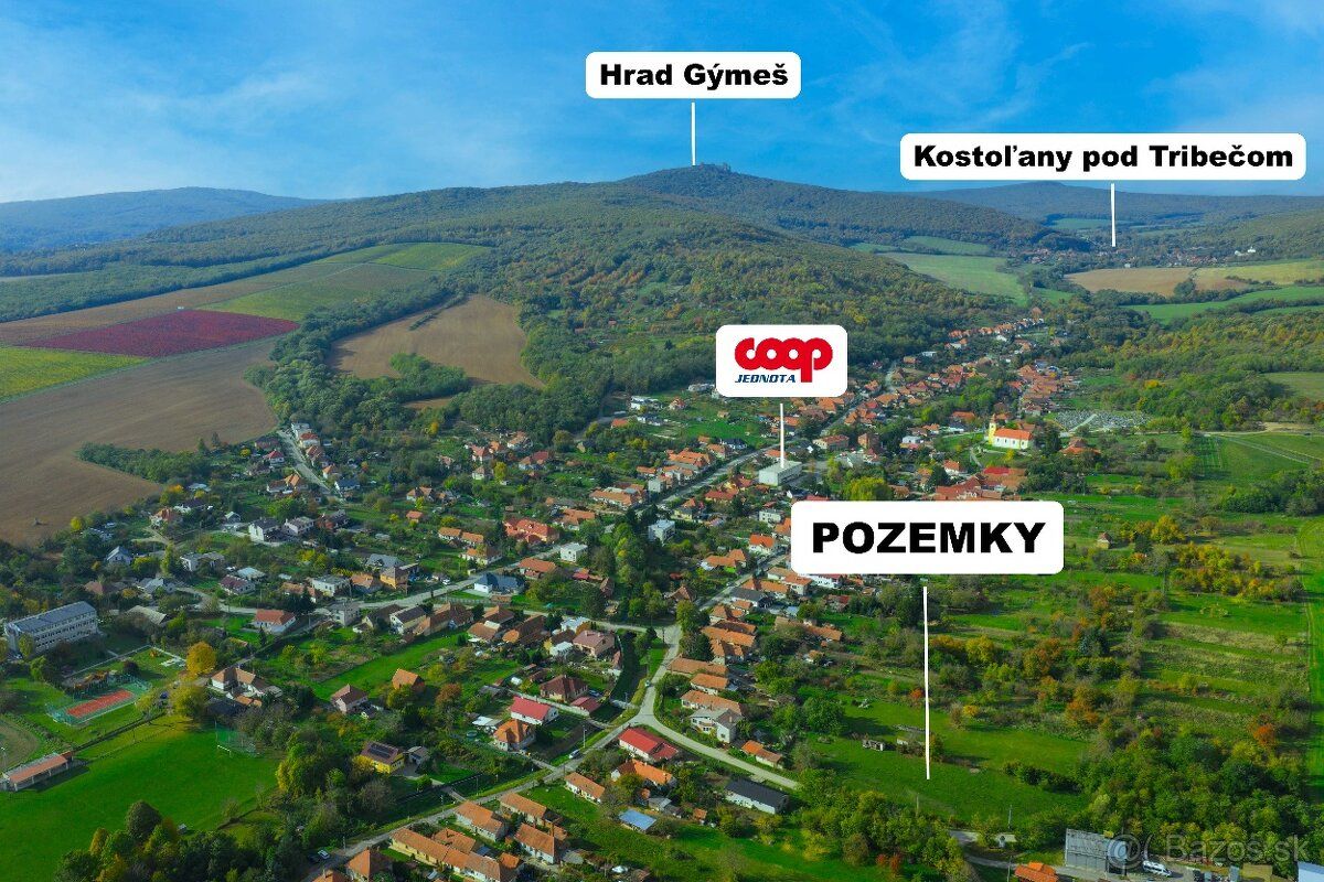 "Široké pozemky, široké možnosti na stavbu Vášho nového domo