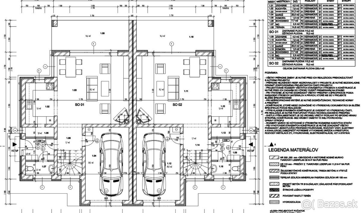 Predám moderný 5-izbový dom v dvojdome – obec Ľubotice, nová