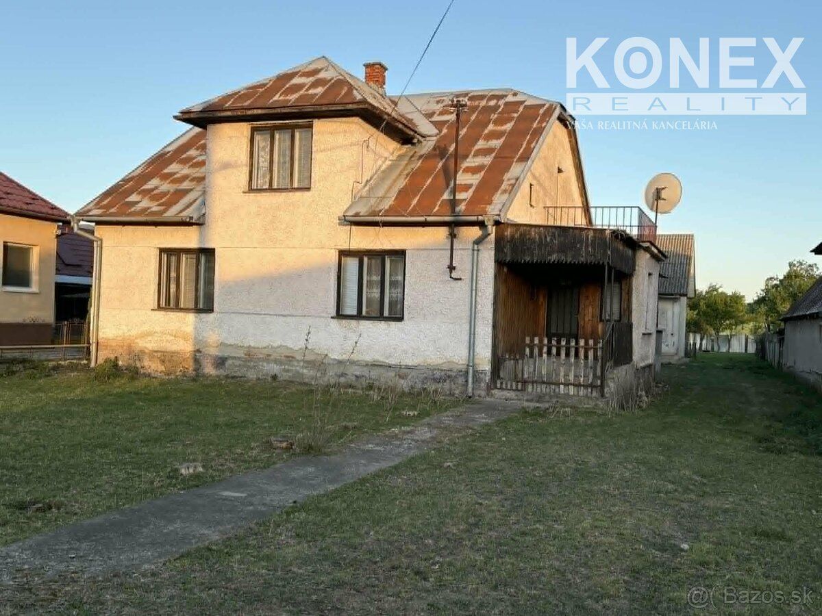 ID:3957
Ponúkame na predaj rodinný dom v obci Choňkovce, len