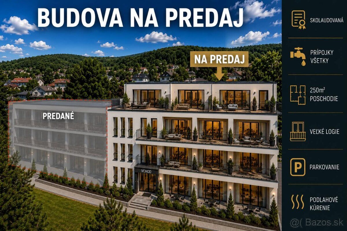 EXKLUZÍVNA INVESTIČNÁ PRÍLEŽITOSŤ: Nehnuteľnosť s vysokým po