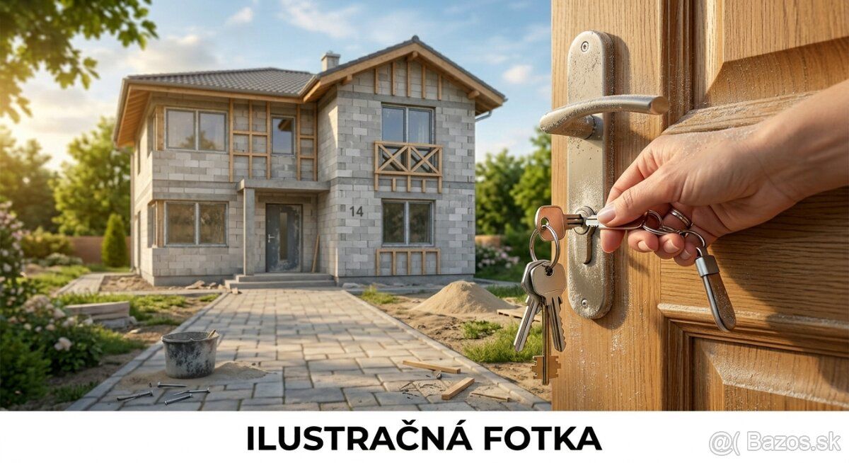 Priestranný rodinný dom (190 m²) pod lesom s veľkým pozemkom