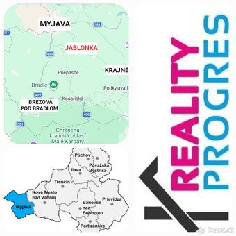 REALITY PROGRES, s.r.o. PONÚKA CHATKU a POZEMKY 29.550 m2 na