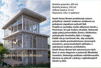 Developerský projekt na západnom pobreží Bali SESEH OCEAN BR