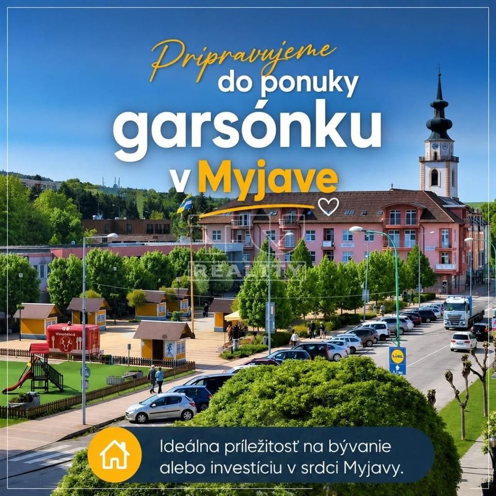TUreality pripravujem na predaj garzónku v Myjave. Nenechajt