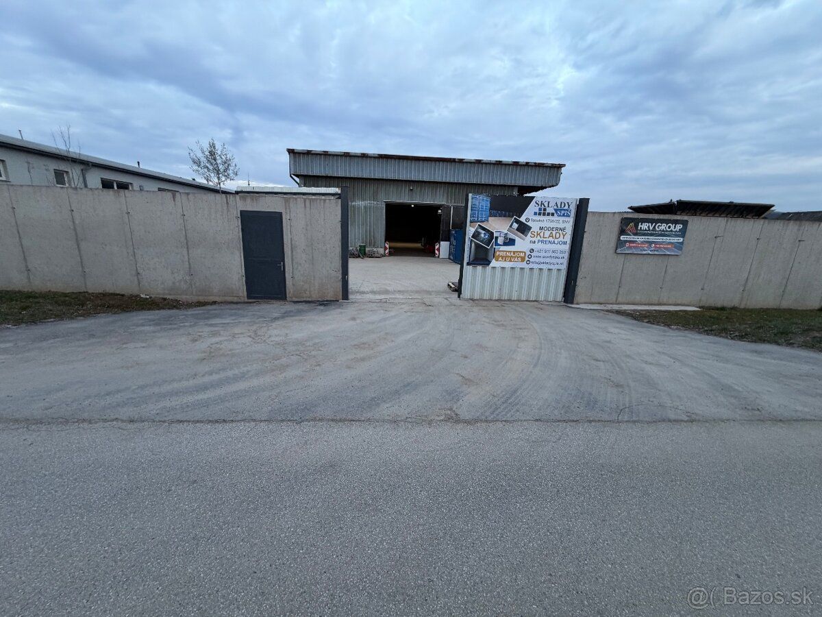 Dlhodobý prenájom: Skladová hala 1000 m² (Tehelná ul.)Ponúka