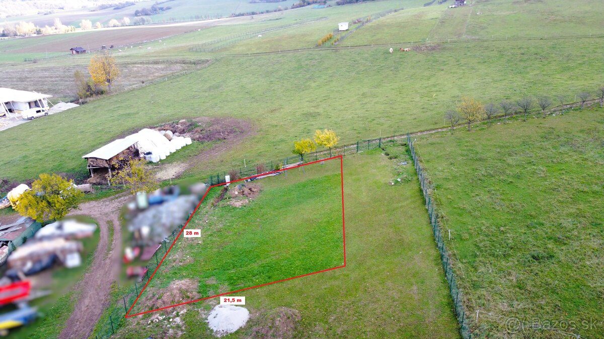 Predstavujeme Vám na predaj parcelu o výmere 600 m2 s právop