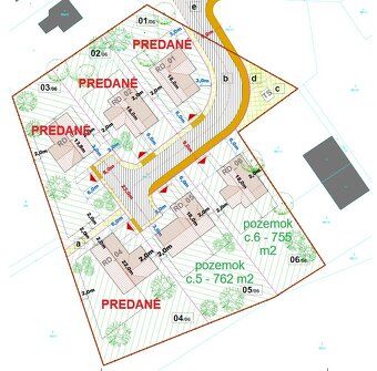Ponúkame na predaj stavebný pozemok o rozlohe 755 m² resp. 1
