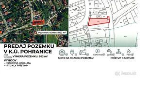 Pozemok v obci Pohranice 863 m²
Ponúkam na predaj atraktívny