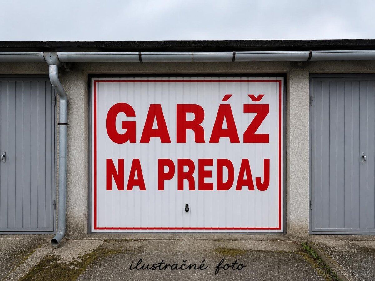 Na predaj ponúkame garáž vo výmere 20m2 nachádzajúce sa v lo