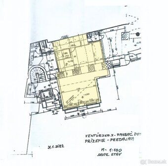 Ponúkame na prenájom nebytové priestory s výmerou 68 m², nac