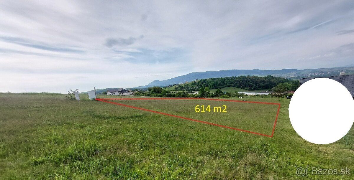 Na predaj stavebný pozemok v obci Podhorany, vzdialenej len 