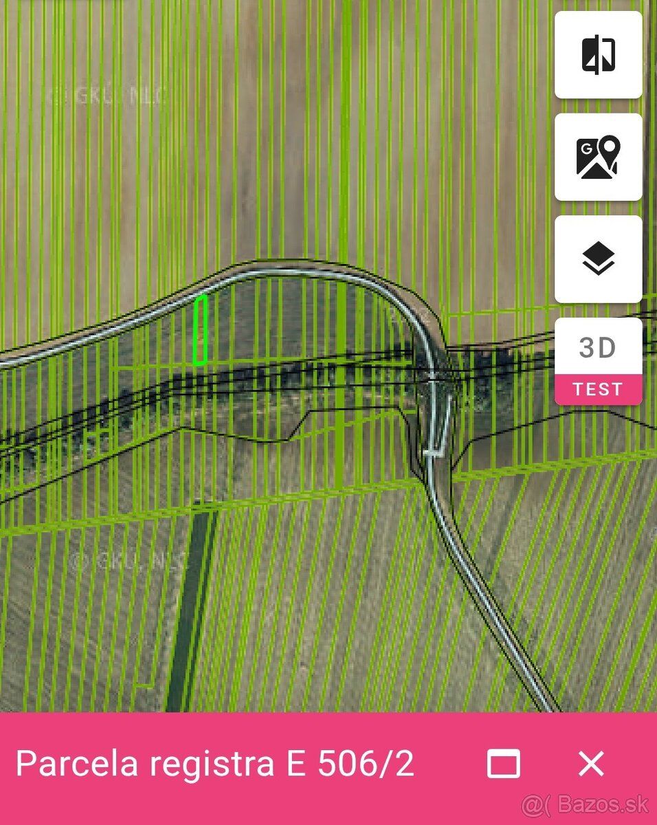 Sprzedam płaski teren 5 km od Preszowa przy ścieżce rowerowej o powierzchni 526 m2 i szerokości 10 m. ...