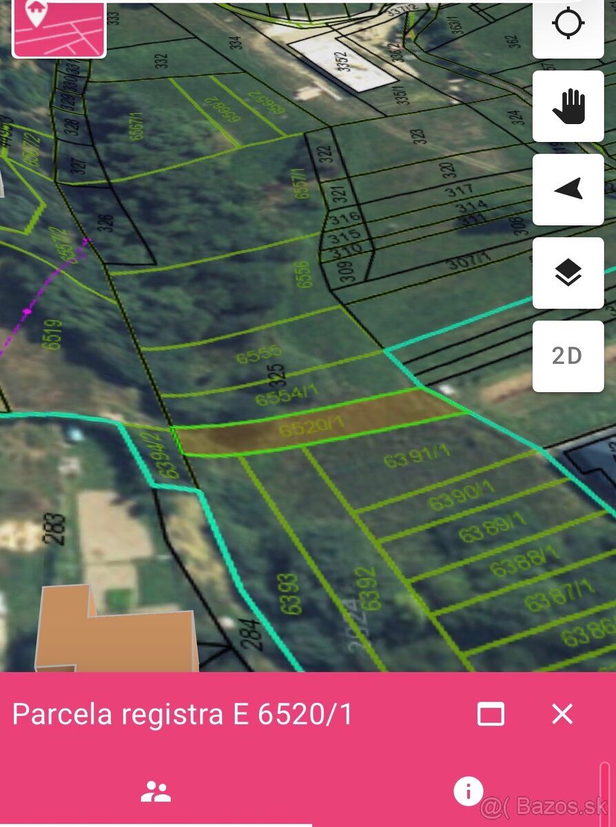 Ponúkam na predaj spoluvlastnícky podiel 1/4 na parcele regi