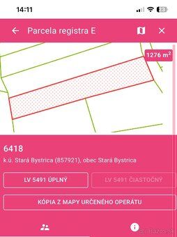 Ponúkam na predaj spoluvlastnícky podiel 1/2 na parcele regi