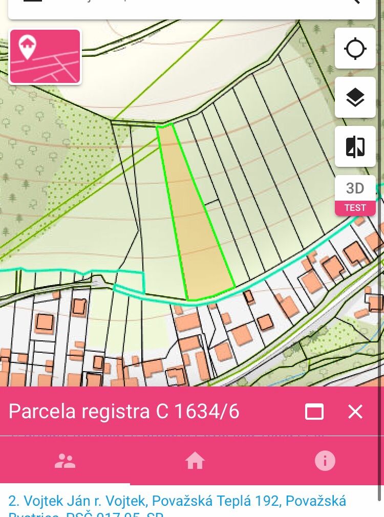 Predám pozemok Považská Teplá o výmere 3344 m2 v podiele 294