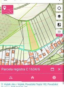 Predám pozemok Považská Teplá o výmere 3344 m2 v podiele 294