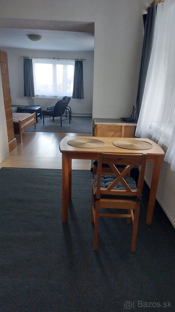 K dľhodobému prenájmu bytík 40m2, 10km od Prešova, v obci Ab
