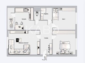 KABØ real estate Vám ponúka na predaj kompletne zariadený pr