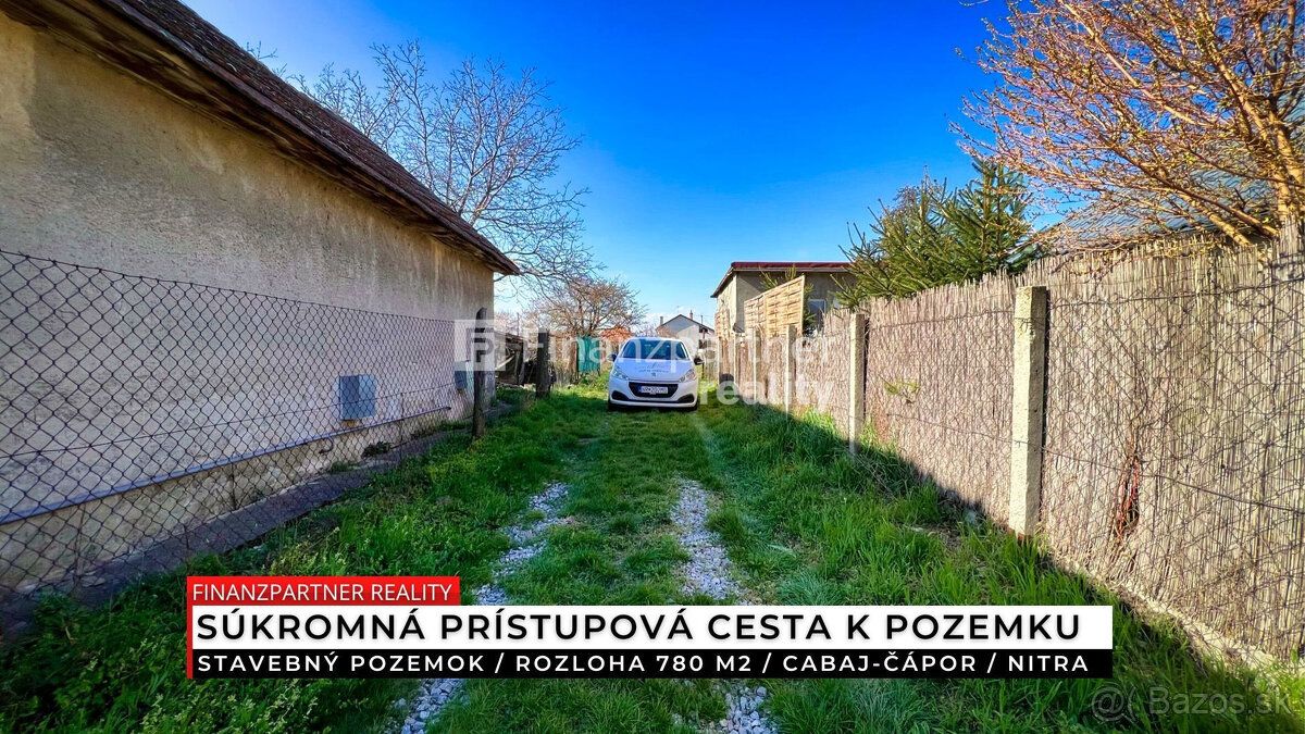 F006-14-DOCEa
Na predaj stavebný pozemok v obci Cabaj-Čápor,