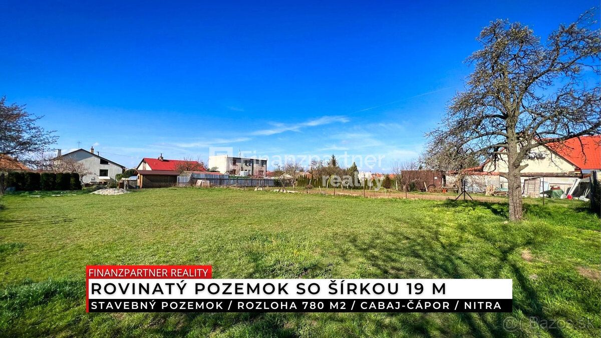 F006-14-DOCEa
Na predaj stavebný pozemok v obci Cabaj-Čápor,