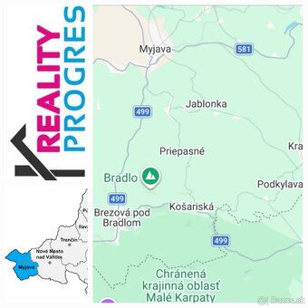 REALITY PROGRES, s.r.o. PONÚKA CHATKU a POZEMKY 29.550 m2 na